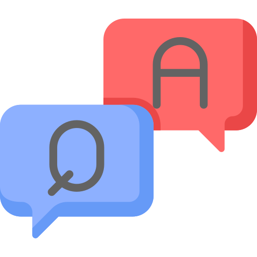 q &amp; a Special Flat icon