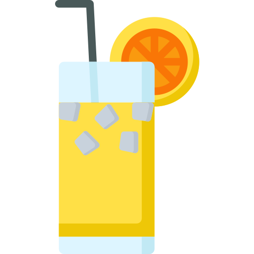 sinaasappelsap Special Flat icoon