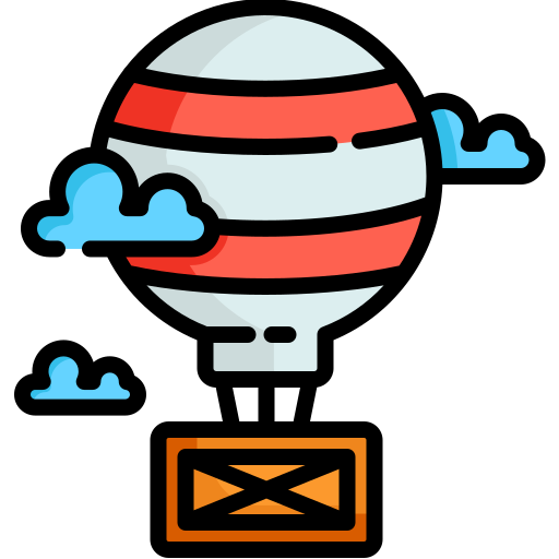 heißluftballon Special Lineal color icon