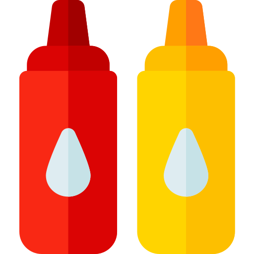 Ketchup Basic Rounded Flat icono