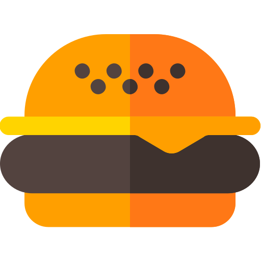 cheeseburger Basic Rounded Flat ikona