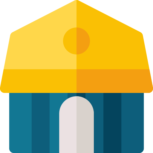 Country house Basic Rounded Flat icon