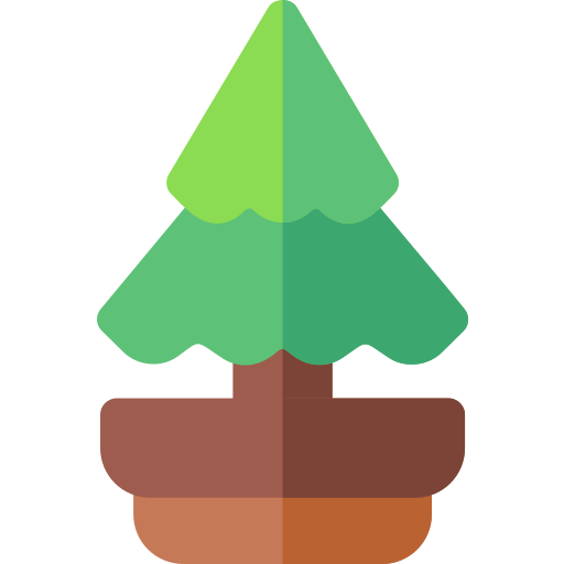 Pine Basic Rounded Flat icon
