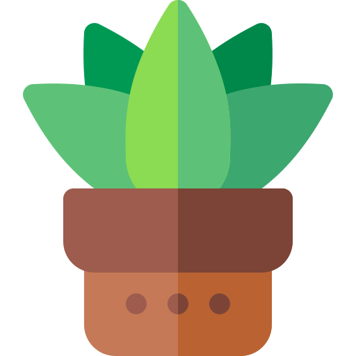 Planta Basic Rounded Flat icono