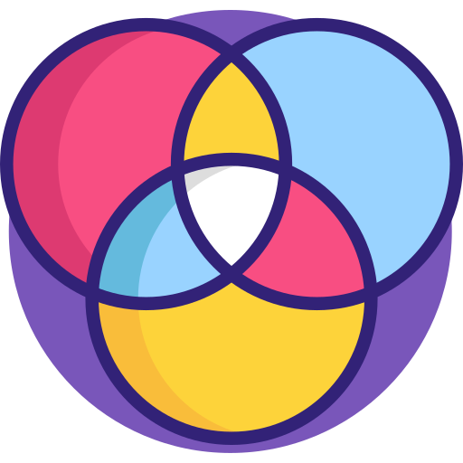 色 Detailed Flat Circular Flat icon