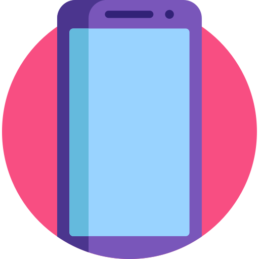 smartfon Detailed Flat Circular Flat ikona