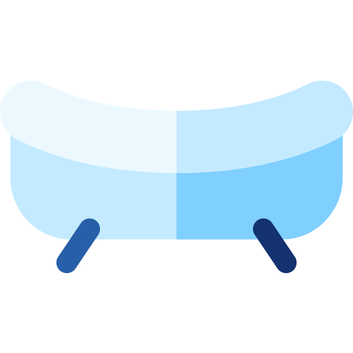 Bathtub Basic Rounded Flat icon