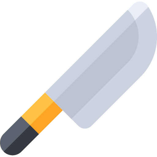 Knife Basic Rounded Flat icon