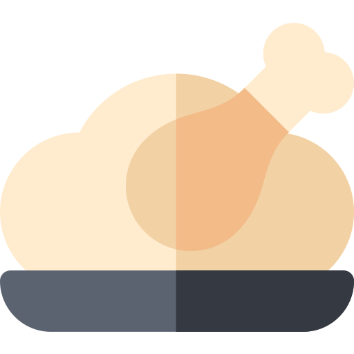 Pollo Basic Rounded Flat icono