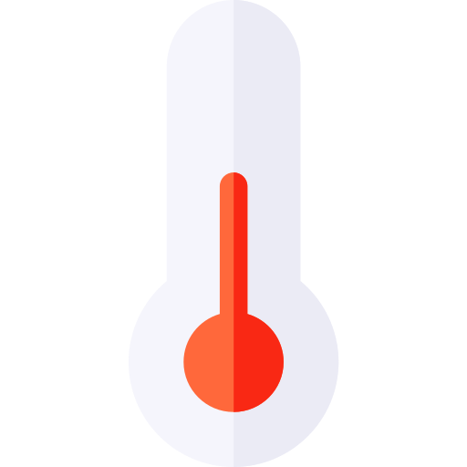 Temperatura Basic Rounded Flat Ícone