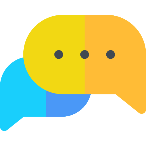 Conversation Basic Rounded Flat icon