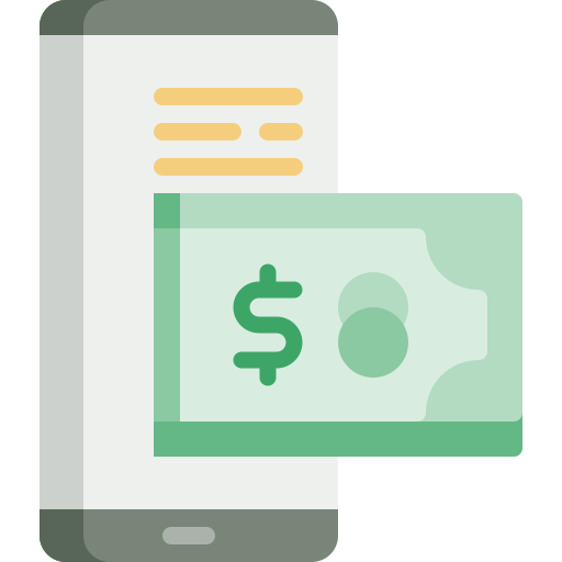 Mobile payment Special Flat icon