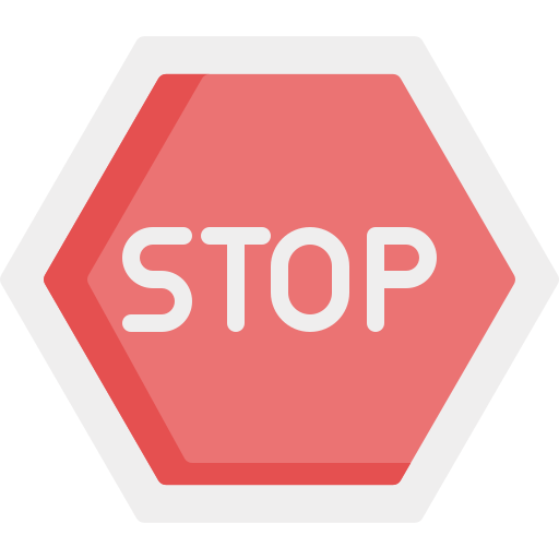 Stop Special Flat icon
