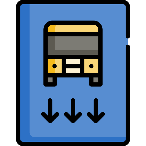 busfahrspur Special Lineal color icon