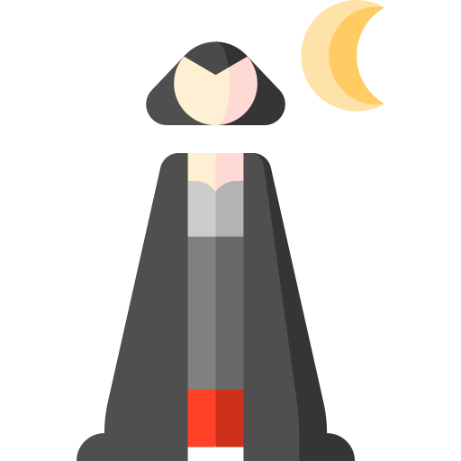 Vampire Puppet Characters Flat icon