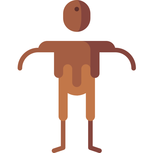 golem Puppet Characters Flat icon