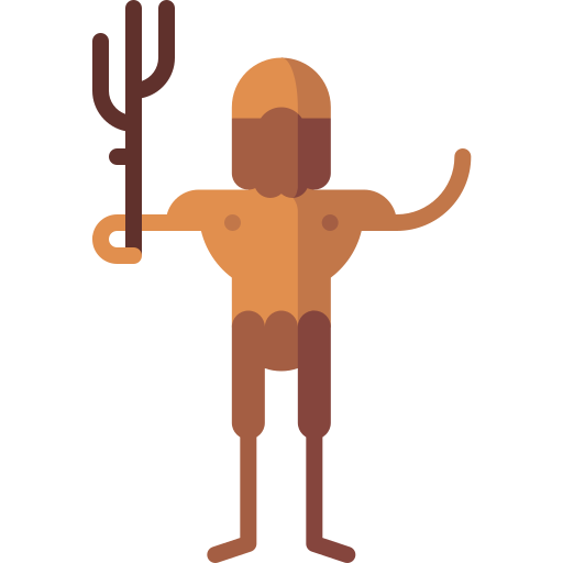 Bigfoot Puppet Characters Flat icono