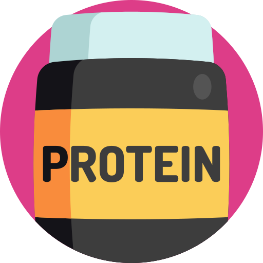 Protein Detailed Flat Circular Flat icon