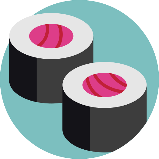 Sushi Detailed Flat Circular Flat icono