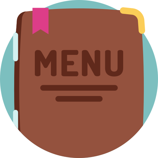 menu Detailed Flat Circular Flat Icône