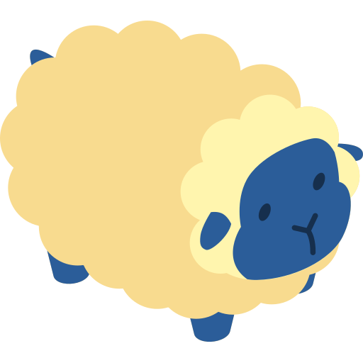 Sheep Isometric Flat icon