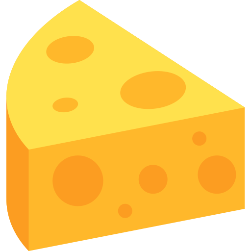 치즈 Isometric Flat icon