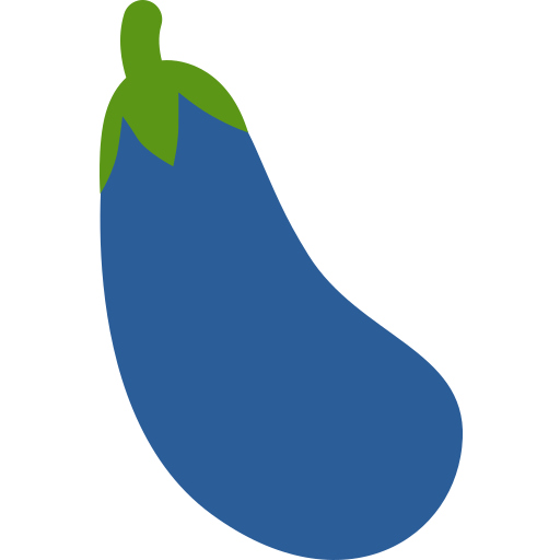 aubergine Isometric Flat icon