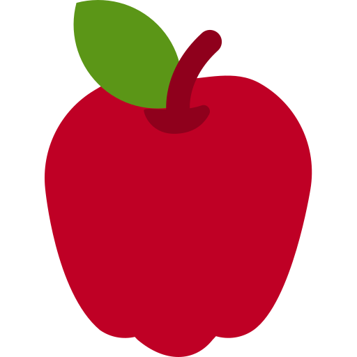 яблоко Isometric Flat иконка