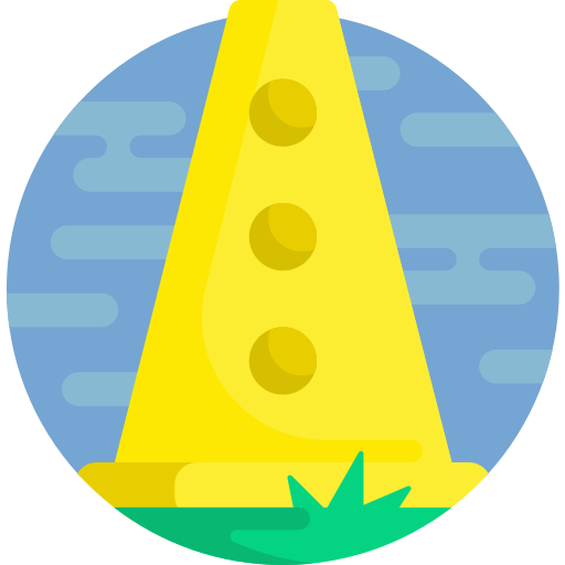 stożek Detailed Flat Circular Flat ikona