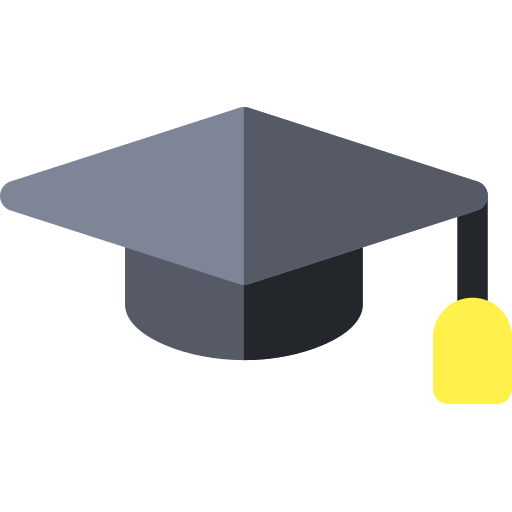 大学 Basic Rounded Flat icon