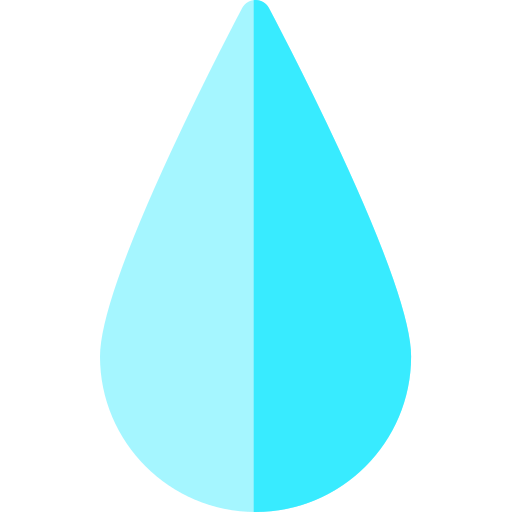 вода Basic Rounded Flat иконка