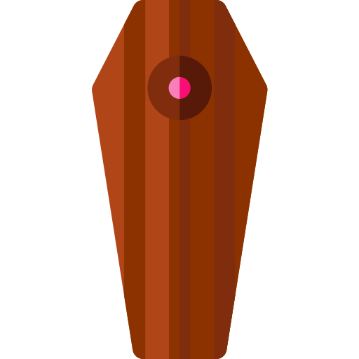 cercueil Basic Rounded Flat Icône