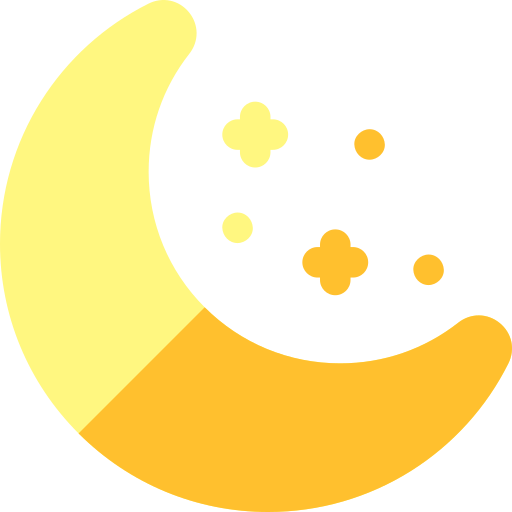 Luna Basic Rounded Flat icono
