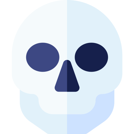 Skull Basic Rounded Flat icon