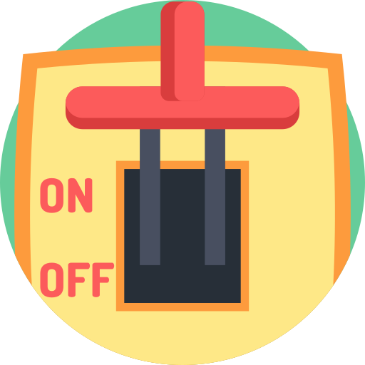 Botón de encendido Detailed Flat Circular Flat icono