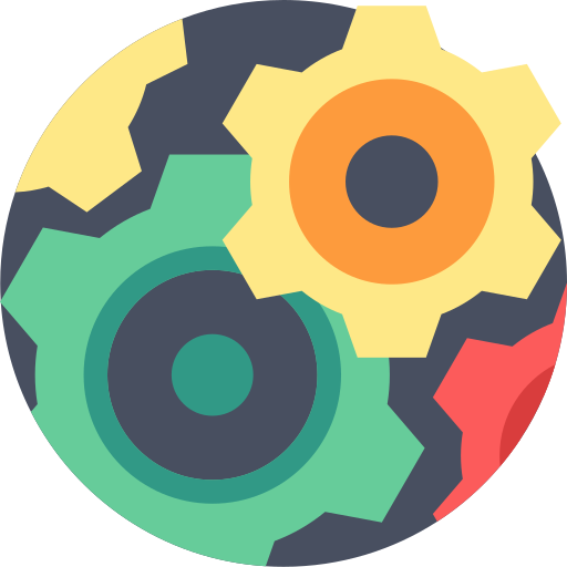mechanizm Detailed Flat Circular Flat ikona