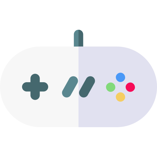 ゲームパッド Basic Rounded Flat icon