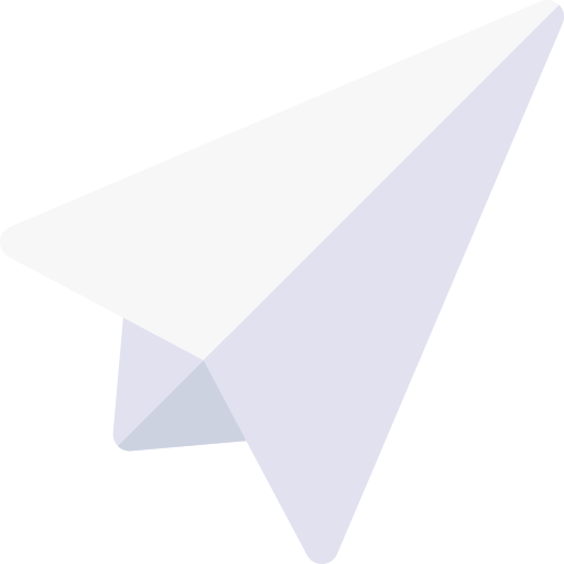 Бумажный самолетик Basic Rounded Flat иконка