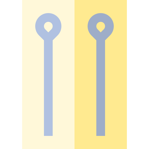 Aguja Basic Straight Flat icono