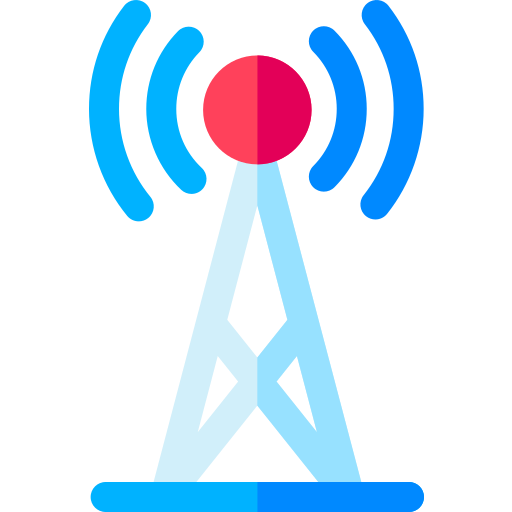 antenne Basic Rounded Flat Icône