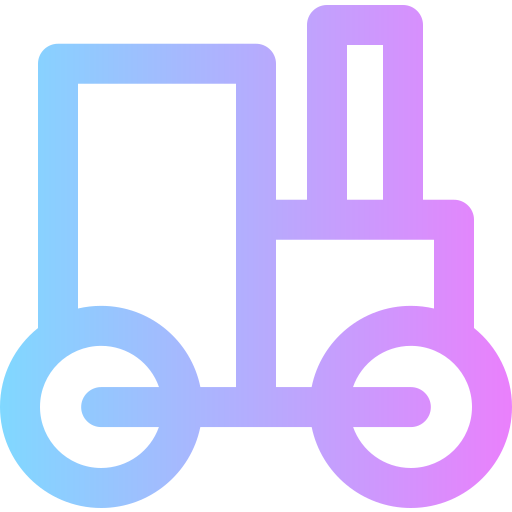 Toy train Super Basic Rounded Gradient icon
