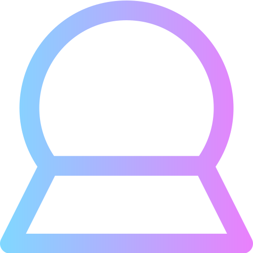 Magic ball Super Basic Rounded Gradient icon