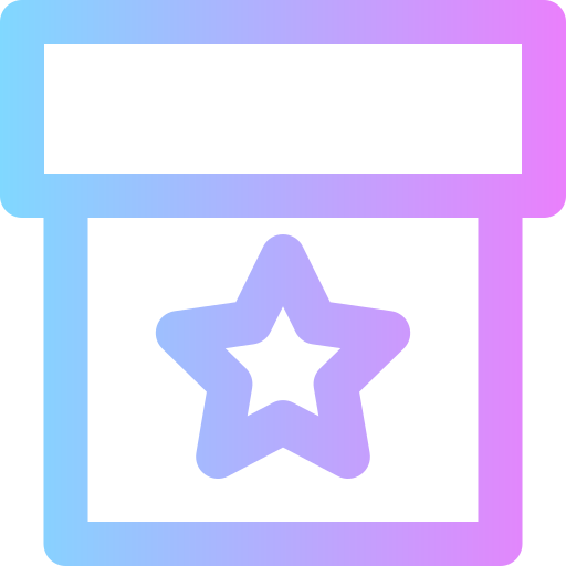 box Super Basic Rounded Gradient icon