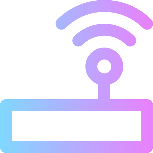 Router Super Basic Rounded Gradient icon