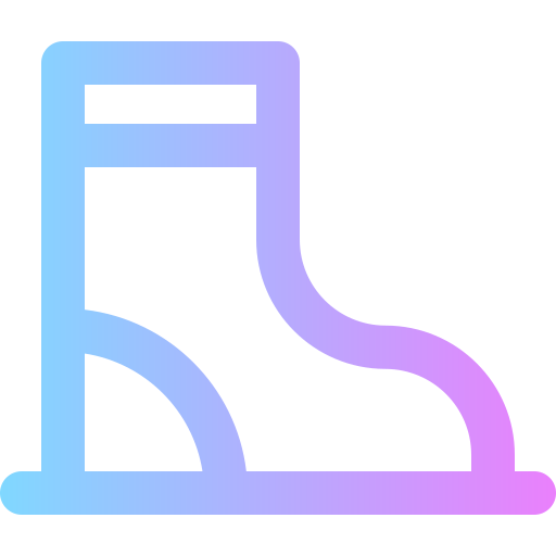 Boot Super Basic Rounded Gradient icon