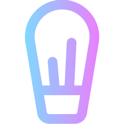 Lightbulb Super Basic Rounded Gradient icon