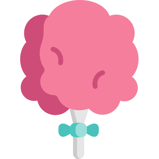 Cotton candy Special Flat icon