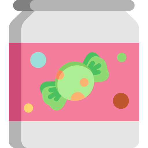 Candy jar Special Flat icon