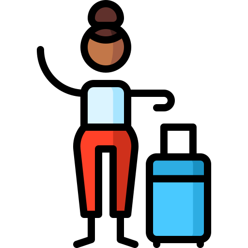 Traveler Puppet Characters Lineal Color icon