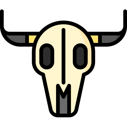 Cráneo Special Lineal color icono